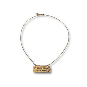 Alisa Michelle - Gold Necklace - My Greatest Blessings Call Me Grandma - NWT